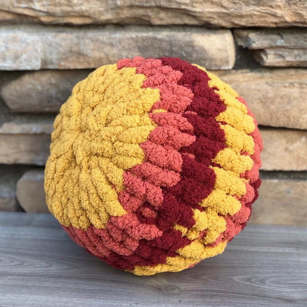 Puff Pillow❤️🧡💛 - Picture 3 of 3